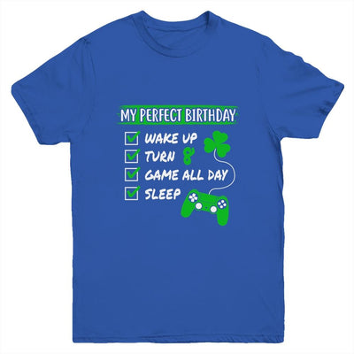 Level 8 Birthday Party 8 Years Old Video Games Perfect Birthday Youth-Youth Shirt-Youth T-Shirt-Royal
