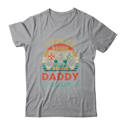 Leveling Up To Dad Again Father's Day Vintage-T-Shirt & Hoodie-Classic T-Shirt-Sport Grey