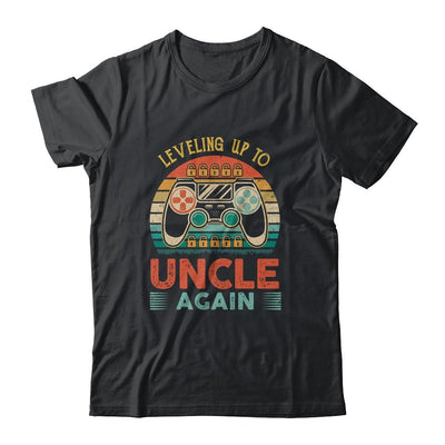 Leveling Up To Uncle Again Father's Day Vintage-T-Shirt & Hoodie-Classic T-Shirt-Black