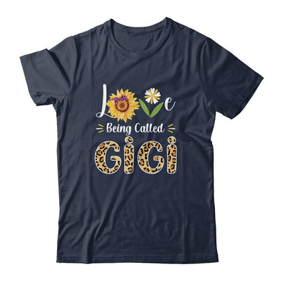 Love Being Called Gigi Sunflower Mothers Day-T-Shirt & Tank Top-Classic T-Shirt-Navy