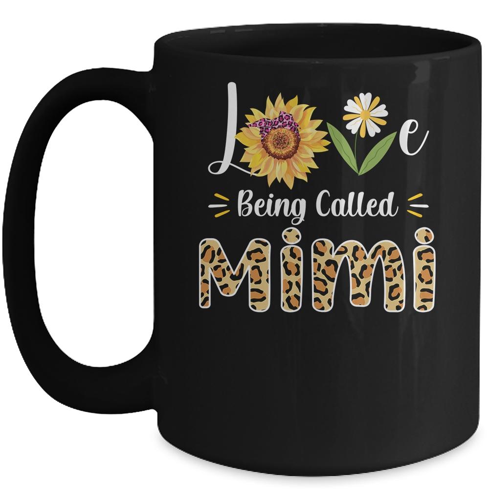 Love Being Called Mimi Sunflower Mothers Day Mug-Coffee Mug-Mug-Black