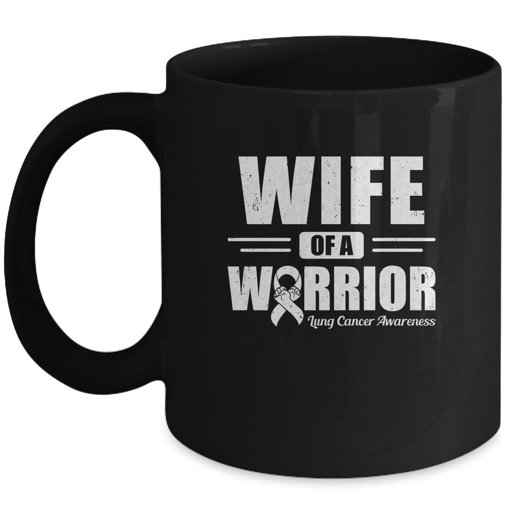 Lung Cancer Awareness Wife Of Warrior Green Gift
