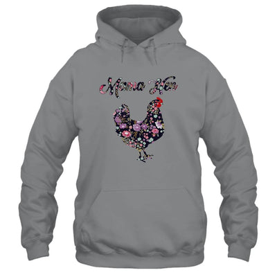 Mama Hen Funny Mother's Day Chicken Mom Farmer Farm Gift-T-Shirt & Tank Top-Pullover Hoodie-Sport Grey
