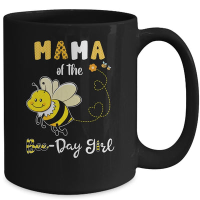 Mama Of The Bee Birthday Girl Family Matching Mug-Coffee Mug-