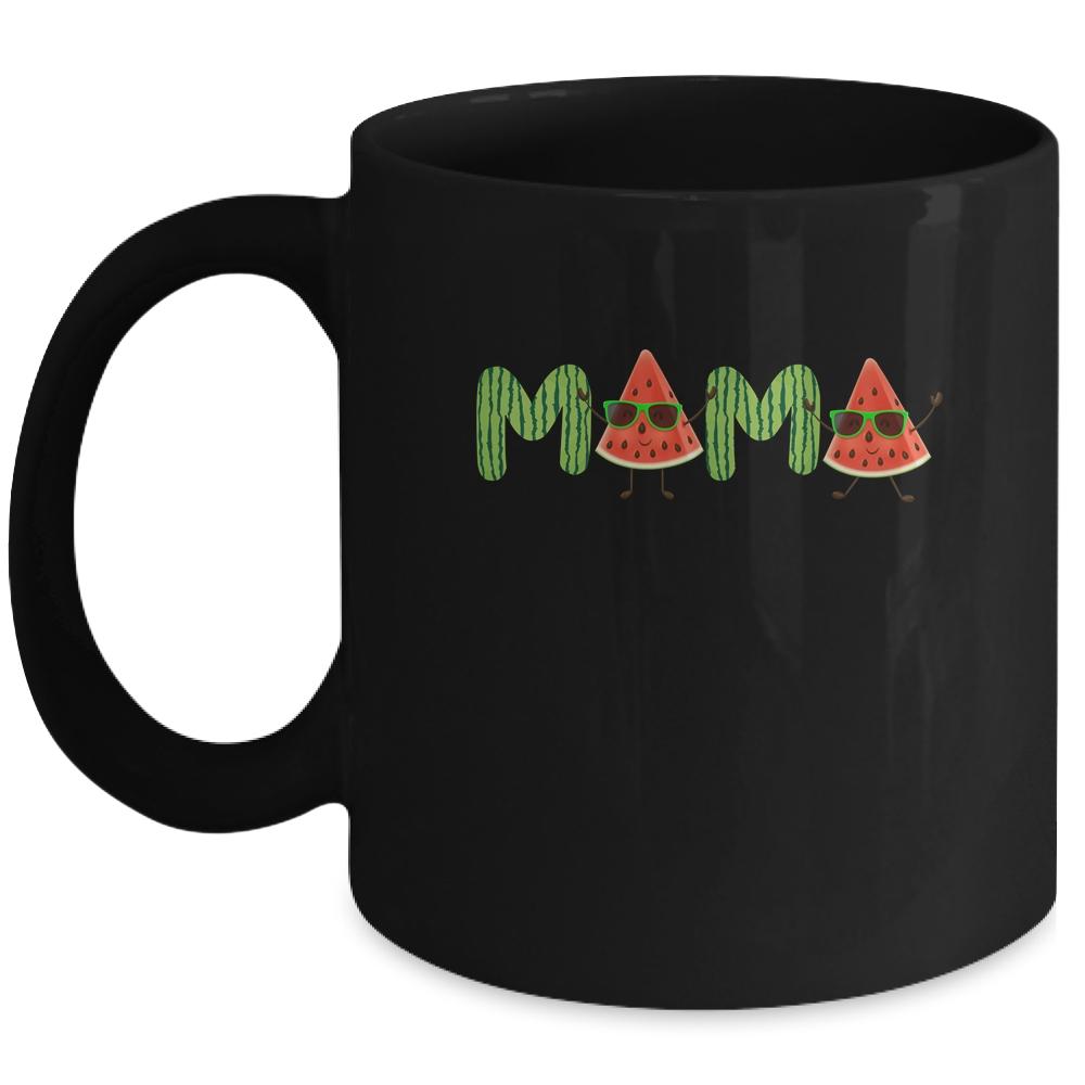 Mama Watermelon Funny Summer Fruit Mom Mother's Day Mug