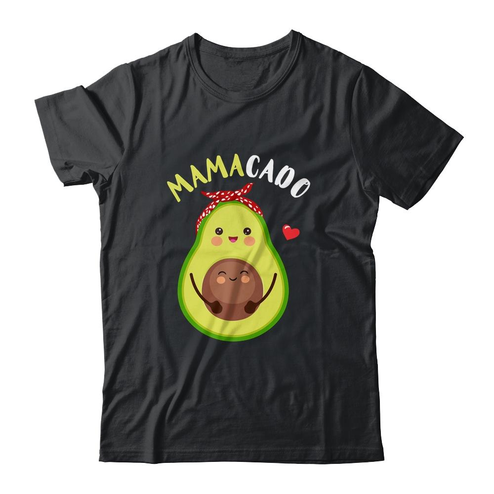 Mamacado Avocado Pregnant Mom Pregnancy Announcement Gift-T-Shirt & Tank Top-Classic T-Shirt-Black