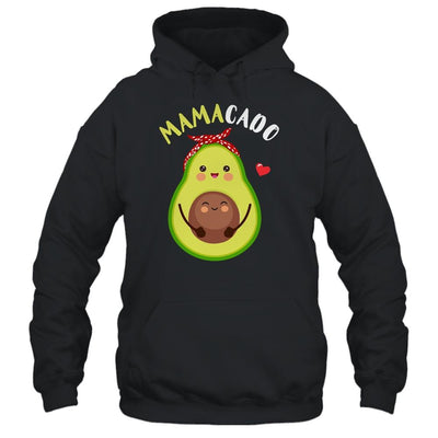 Mamacado Avocado Pregnant Mom Pregnancy Announcement Gift-T-Shirt & Tank Top-Pullover Hoodie-Black