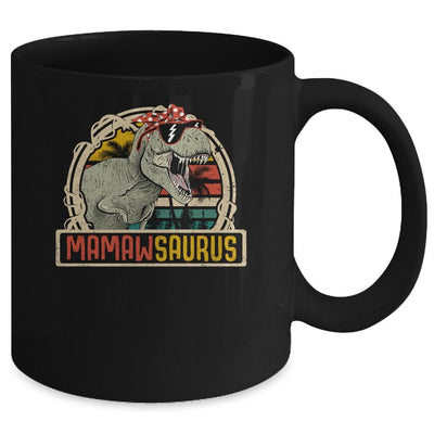 Mamawsaurus T Rex Dinosaur Mamaw Saurus Family Matching Mug-Coffee Mug-
