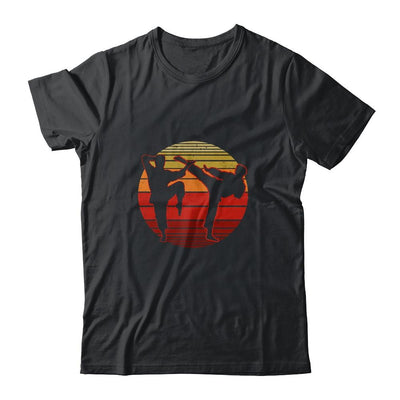 Martial Arts Fighter Retro Warrior Karate-T-Shirt & Hoodie-Classic T-Shirt-Black
