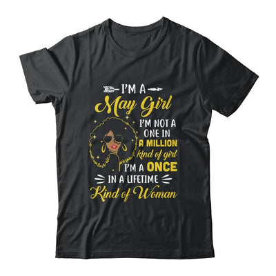 May Birthday Gifts I'm A Queen Black Women Girl-T-Shirt & Tank Top-Classic T-Shirt-Black