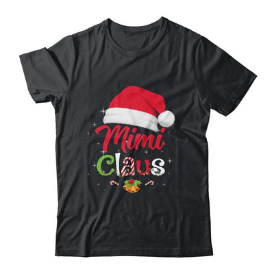 Mimi Claus Santa Christmas Matching Family Pajama Funny-T-Shirt & Sweatshirt-Classic T-Shirt-Black
