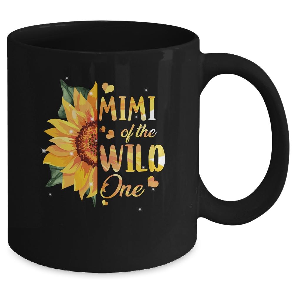 Mimi Of The Wild One 1st Birthday Sunflower Mug-Coffee Mug-