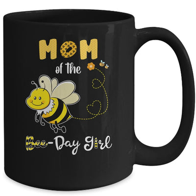 Mom Of The Bee Birthday Girl Family Matching Mug-Coffee Mug-