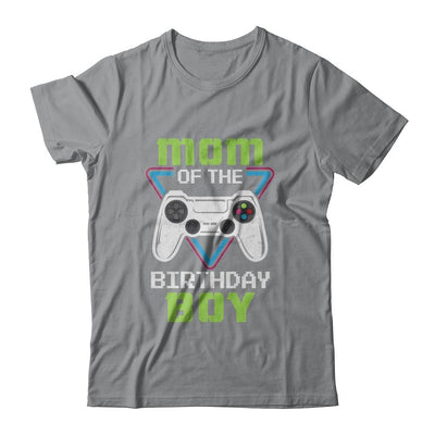 Mom Of The Birthday Boy Matching Video Gamer Birthday-T-Shirt & Hoodie-Classic T-Shirt-Sport Grey