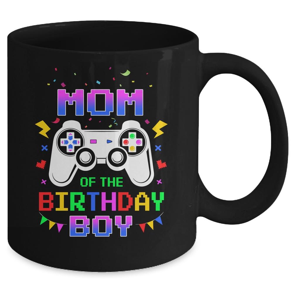 Mom Of The Birthday Boy Video Gamer Mug-Coffee Mug-