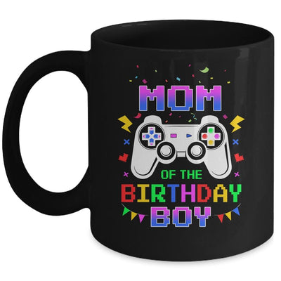 Mom Of The Birthday Boy Video Gamer Mug-Coffee Mug-Mug-Black