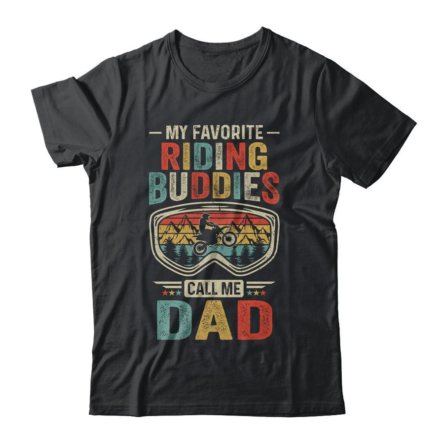 My Favorite Sledding Buddies Call Me Dad Fathers Day-T-Shirt & Hoodie-Classic T-Shirt-Black