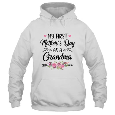 My First Mother's Day As A Grandma Mothers Day-T-Shirt & Tank Top-Pullover Hoodie-White