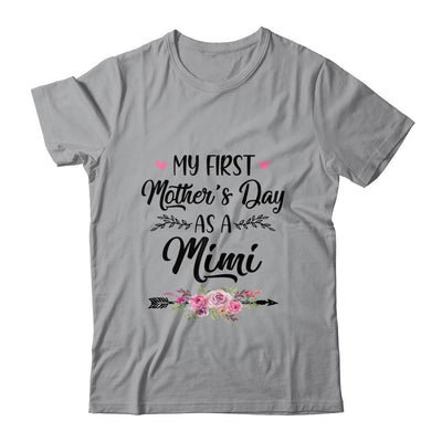 My First Mother's Day As A Mimi Mothers Day-T-Shirt & Tank Top-Classic T-Shirt-Sport Grey