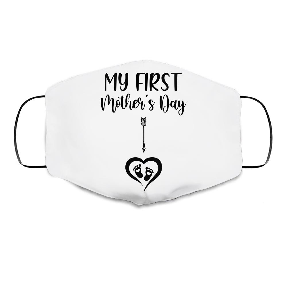 My First Mothers Day Mommy Pregnancy Announcement Cloth Face Mask