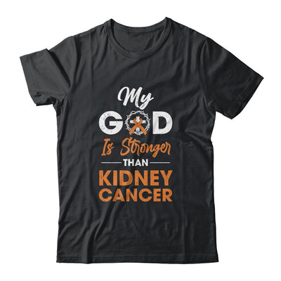 My God Is Stronger Than Kidney Cancer Awareness-T-Shirt & Hoodie-Classic T-Shirt-Black