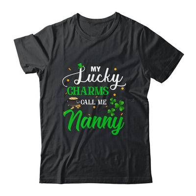 My Lucky Charms Call Me Nanny St Patricks Day-T-Shirt & Hoodie-Classic T-Shirt-Black