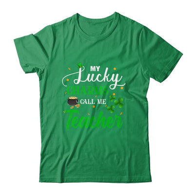 My Lucky Charms Call Me Teacher St Patricks Day-T-Shirt & Hoodie-Classic T-Shirt-Irish Green