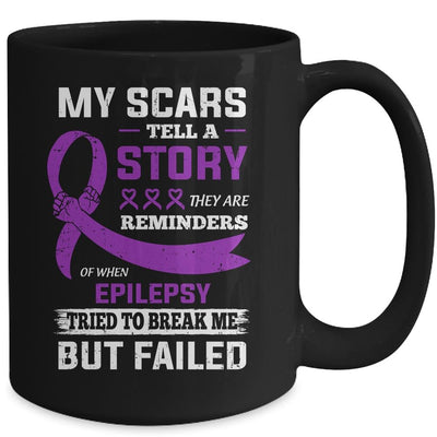 My Scars Tell A Story Epilepsy Awareness Mug-Coffee Mug-