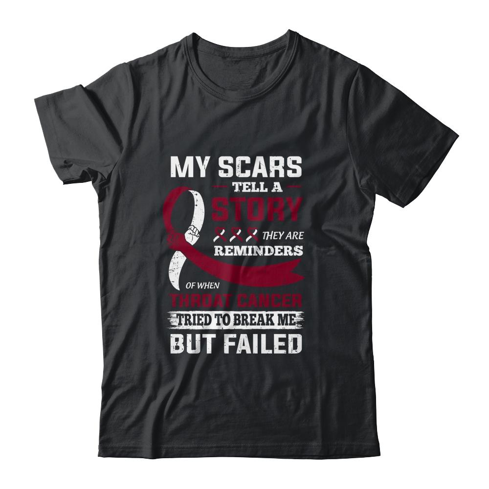 My Scars Tell A Story Throat Cancer Awareness