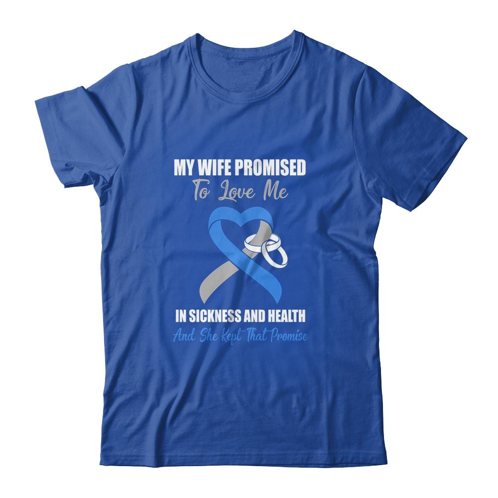 My Wife Promises To Love Me In Sickness Diabetes-T-Shirt & Hoodie-Classic T-Shirt-Royal