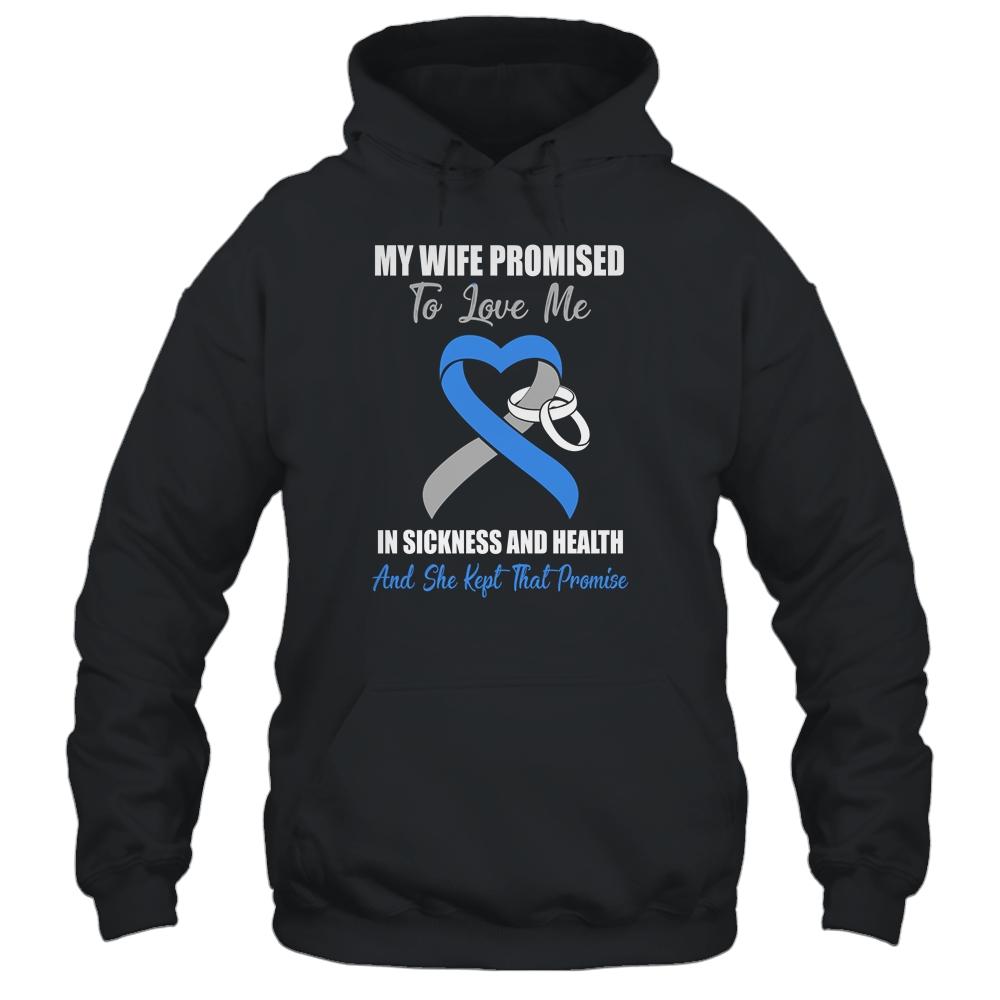 My Wife Promises To Love Me In Sickness Diabetes-T-Shirt & Hoodie-Pullover Hoodie-Black