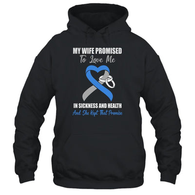 My Wife Promises To Love Me In Sickness Diabetes-T-Shirt & Hoodie-Pullover Hoodie-Black