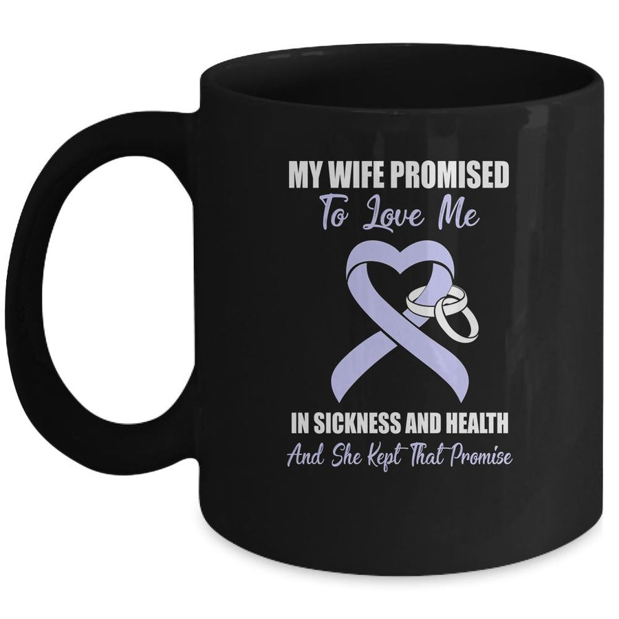 My Wife Promises To Love Me In Stomach Cancer Mug-Coffee Mug-Mug-Black