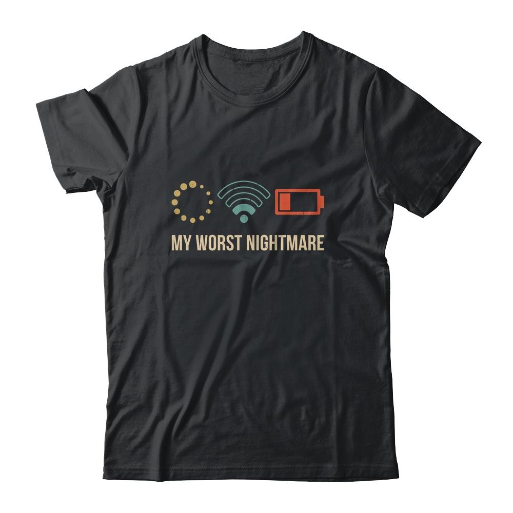 My Worst Nightmare Shirt Funny Gifts For A Gamer-T-Shirt & Hoodie-Classic T-Shirt-Black