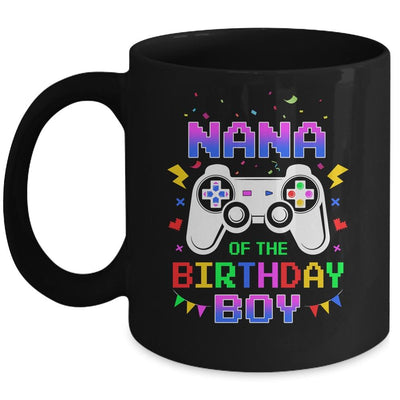Nana Of The Birthday Boy Video Gamer Mug-Coffee Mug-Mug-Black
