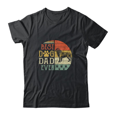 Newfoundland Best Dog Dad Ever Vintage Father's Day Retro-T-Shirt & Hoodie-Classic T-Shirt-Black