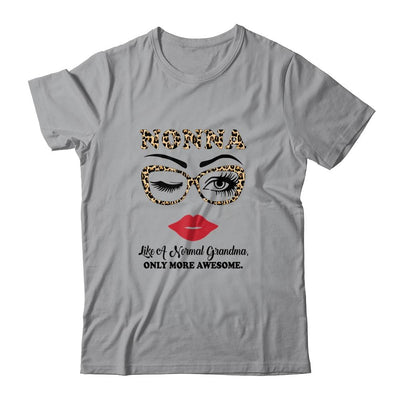 Nonna Like A Normal Grandma Only More Awesome Glasses Face-T-Shirt & Hoodie-Classic T-Shirt-Sport Grey