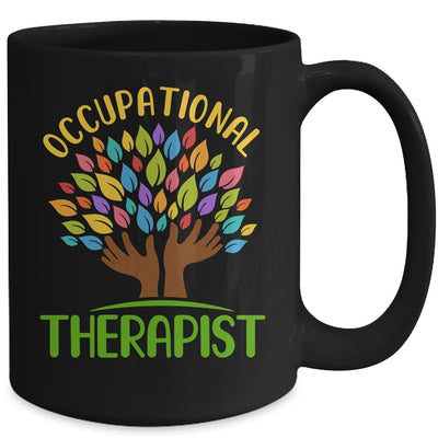 Occupational Therapist Special Needs Rainbow Tree Mug-Coffee Mug-