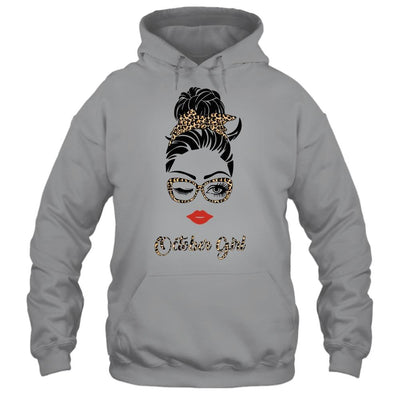 October Girl Woman Lips Eyes Lady Leopard Birthday Gift-T-Shirt & Tank Top-Pullover Hoodie-Sport Grey