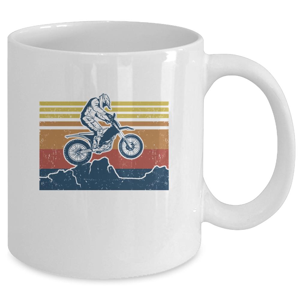 Off Road Motocross Dirt Bike Motocross Riders Mug-Coffee Mug-Mug-White