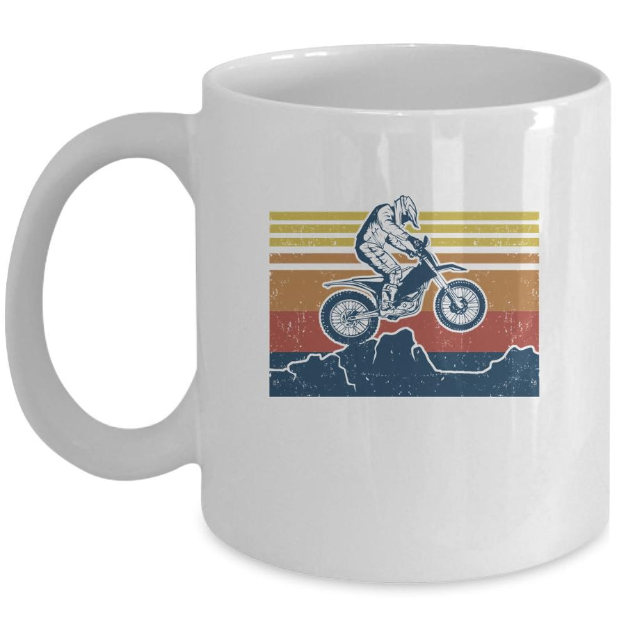 Off Road Motocross Dirt Bike Motocross Riders Mug-Coffee Mug-Mug-White