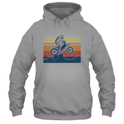 Off Road Motocross Dirt Bike Motocross Riders-T-Shirt & Hoodie-Pullover Hoodie-Sport Grey