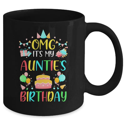 Omg It's My Auntie's Birthday Party Family Mug-Coffee Mug-