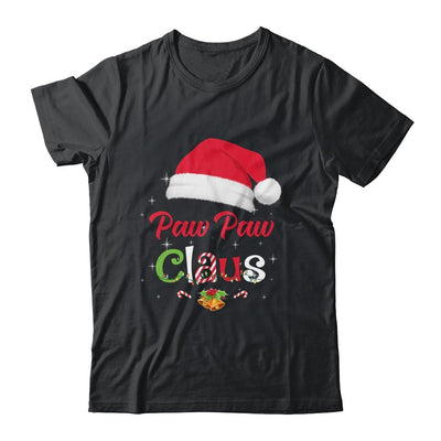 Paw Paw Claus Santa Christmas Matching Family Pajama Funny-T-Shirt & Sweatshirt-Classic T-Shirt-Black