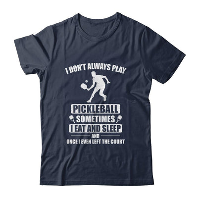 Pickleball For Men Women Funny Pickleball Paddle-T-Shirt & Hoodie-Classic T-Shirt-Navy