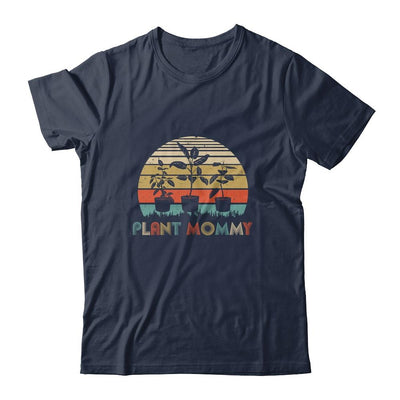 Plant Mommy Funny Gardening Houseplants Landscaping Gardener-T-Shirt & Hoodie-Classic T-Shirt-Navy