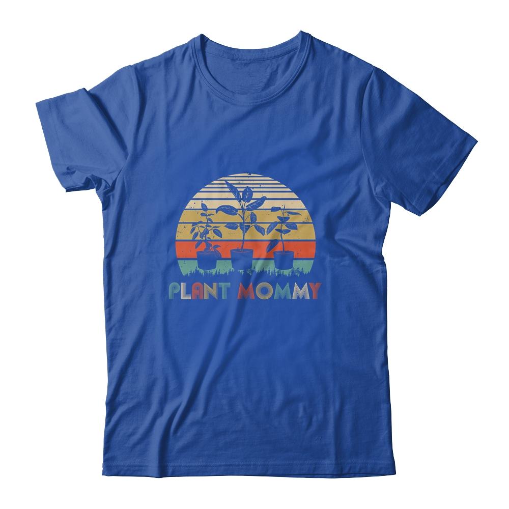 Plant Mommy Funny Gardening Houseplants Landscaping Gardener-T-Shirt & Hoodie-Classic T-Shirt-Royal