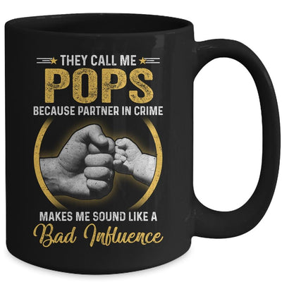 Pops For Men Funny Fathers Day They Call Me Pops Mug-Coffee Mug-