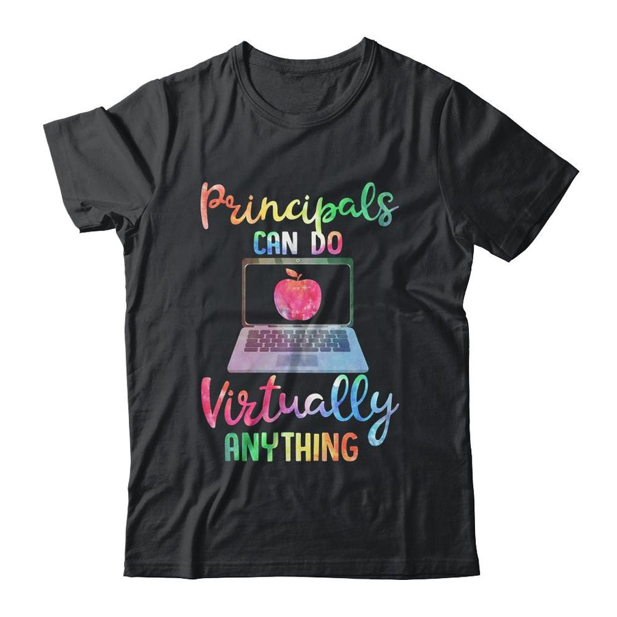 Principals Can Do Virtually Anything Funny Teacher Gift-T-Shirt & Hoodie-Classic T-Shirt-Black