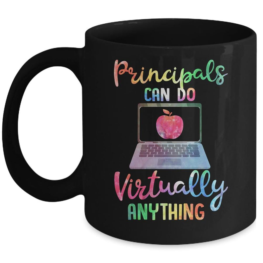 Principals Can Do Virtually Anything Funny Teacher Gift Mug-Coffee Mug-Mug-Black